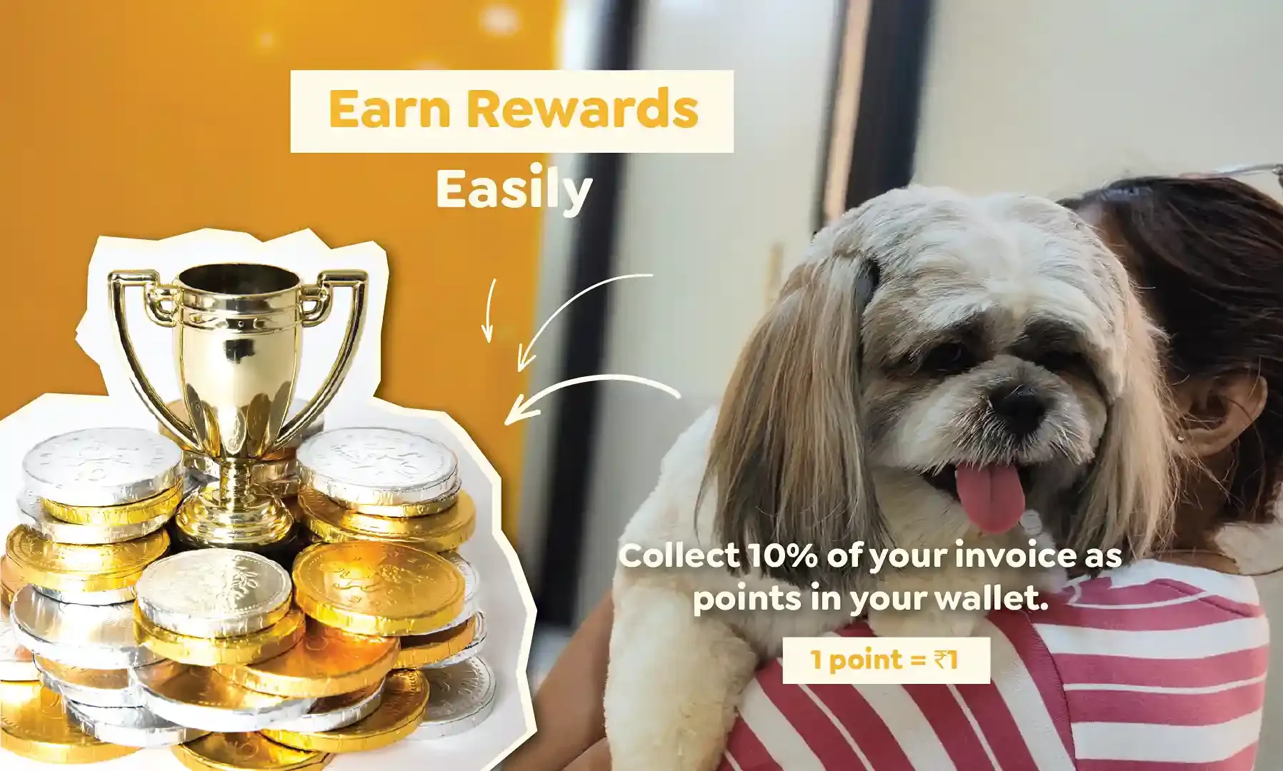 Collect 10% of your invoice as rewards